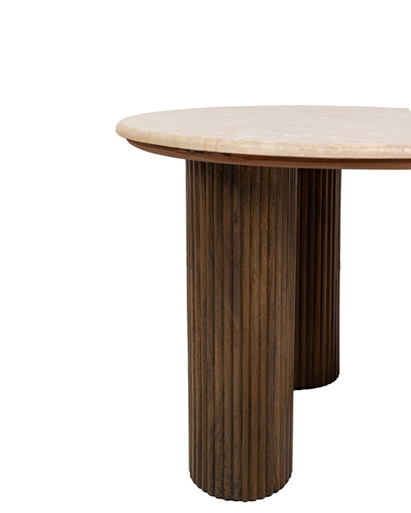 MaMaison stół jadalniany RAGNO 120 drewno / marmur