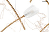 MOOSEE lampa wisząca TULIPPE 14 LINE złota