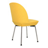 Krzesło Cloe żółte/ chrom