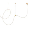 Lampa wisząca SNAKE LED wąż ledowy złota 500 cm