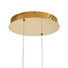 Lampa wisząca CIRCLE 80+80 LED złoty połysk na 1 podsufitce
