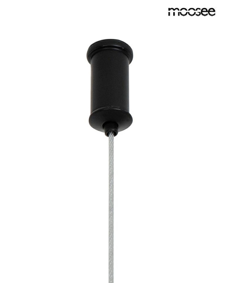 MOOSEE lampa wisząca ALURE OVAL 120 czarna