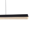 Lampa wisząca LED ANABELLA czarna 120 cm - nowoczesna do salonu, jadalni i biura