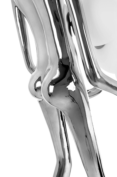 MOOSEE lampa podłogowa HUMAN SILVER PREMIUM