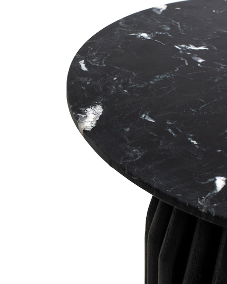 MaMaison stolik LEVANTE czarny marmur / drewno