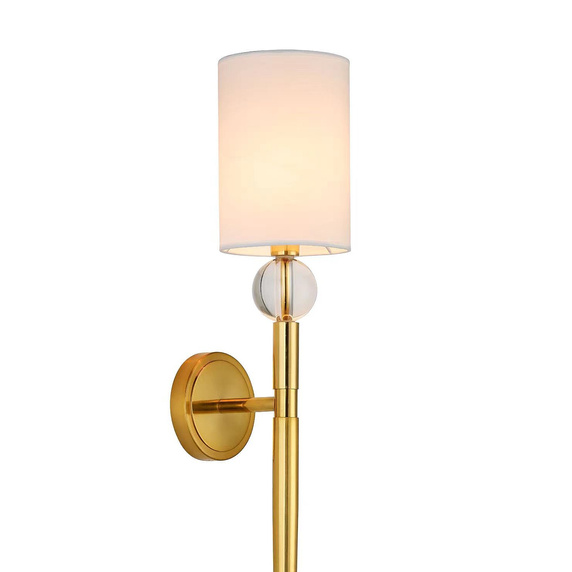 Lampa ścienna DAMA złota 92 cm