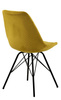 Krzesło Eris Sztruks Żółte