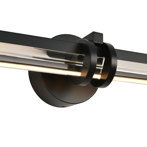 Lampa ścienna LOVELY LED czarna 58 cm