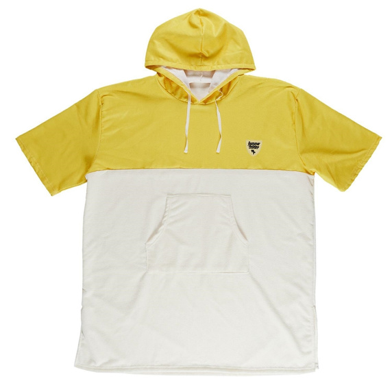 Poncho Ainsa ręcznikowe żółte