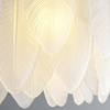 Lampa wisząca PIUMA LONG biała 100 cm