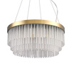 Lampa wisząca GLORIA LED kryształowa złota 60 cm