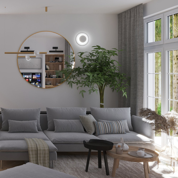 Lampa ścienna PILLS biała 30 cm