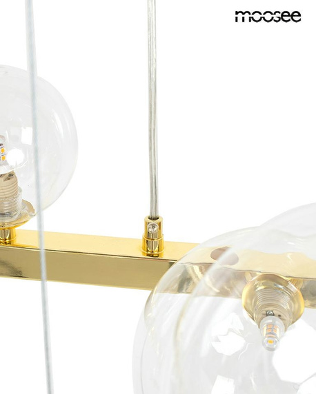 MOOSEE lampa wisząca ALURE OVAL 120 złota