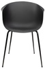 Krzesło RALF czarne - polipropylen, metal