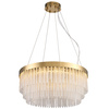 Lampa wisząca GLORIA LED kryształowa złota 60 cm