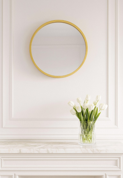 Lustro Afiya 30 cm złote