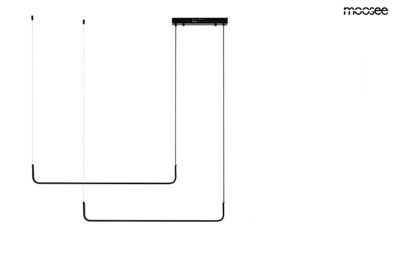 MOOSEE lampa wisząca SHAPE DUO 120 czarna
