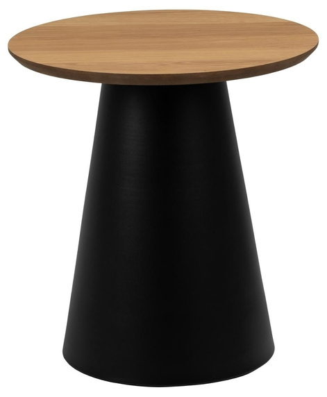 Stolik Soli 45cm dąb/czarny