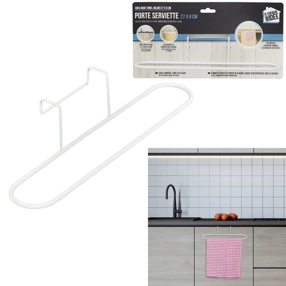 Uchwyt/ wieszak na ścierkę/ ręcznik       kuchenny biały