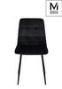 MODESTO krzesło CARLO czarne - welur, metal