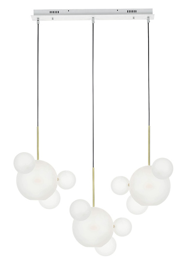 MOOSEE lampa wisząca CAPRI LINE 3 złota / biała