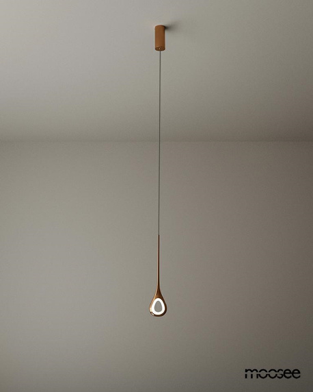 MOOSEE lampa wisząca VUELO miedziana