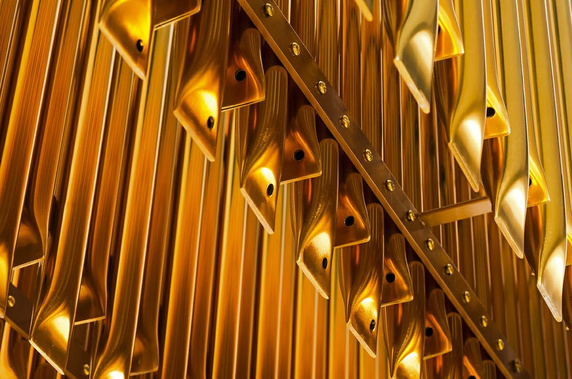 MOOSEE lampa wisząca GALLIANO LONG ciemne złoto