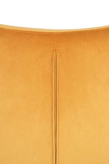 Fotel EGG SZEROKI VELVET musztardowy