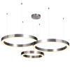 Lampa wisząca CIRCLE 60+60+80 LED nickel na 1 podsufitce
