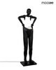 MOOSEE lampa podłogowa HUMAN HOUDINI czarna