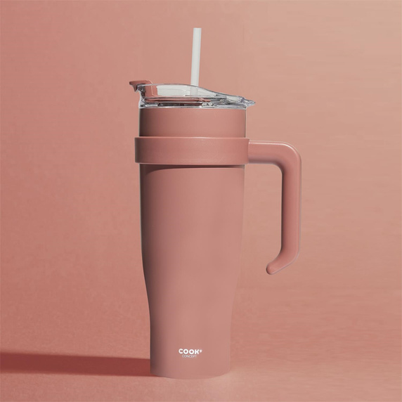 Kubek termiczny Miami 1,2l różowy