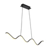 Lampa wisząca ZIGZAG LED czarna 90 cm