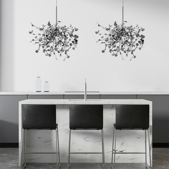 MOOSEE lampa wisząca MONETE SINGLE chrom