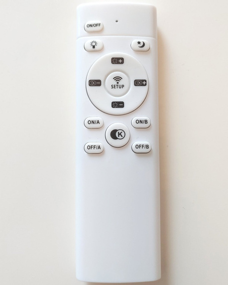 Lampa wisząca CIRCLE 40+60 LED tytanowa 1 podsufitce