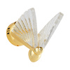 Lampa ścienna BEE LED 18 cm - złoty kinkiet dekoracyjny