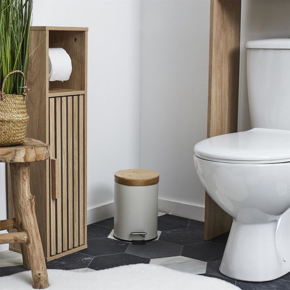 Zestaw 2 koszy na śmieci białe