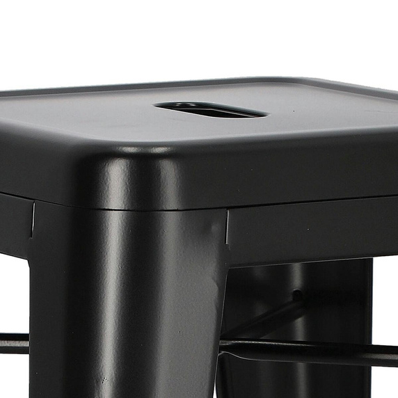 Hoker Paris 66cm czarny inspirowany Tolix