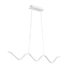 Lampa wisząca ZIGZAG LED biała 90 cm