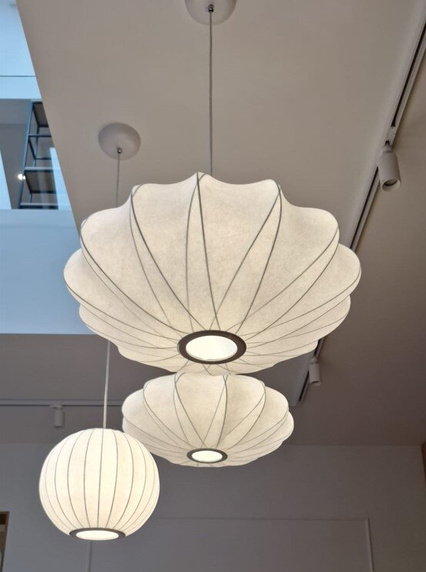 Lampa wisząca SILK biała 30 cm