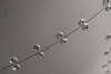 Fotel Jajo aluminium czarne PU