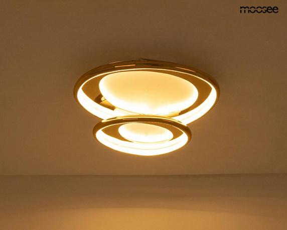 MOOSEE lampa sufitowa / plafon CELL 2 złota