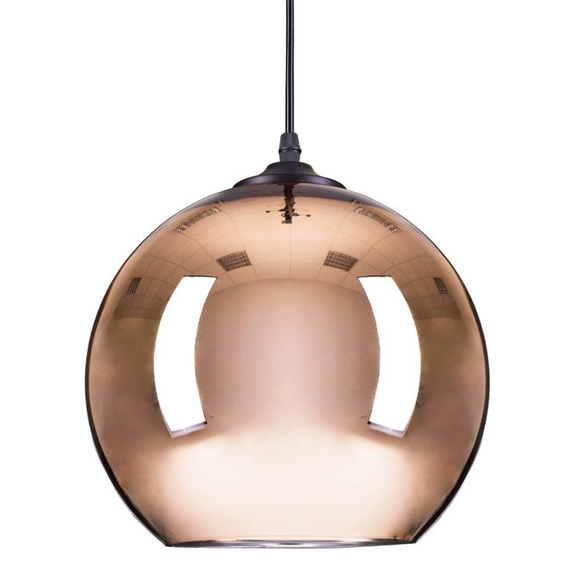 Lampa wisząca MIRROR GLOW - M miedziana 30cm