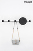 MOOSEE lampa ścienna SHADOW HANG z wieszakiem czarna