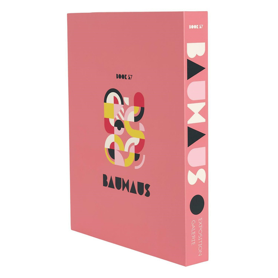 Pudełko książka Bauhaus różowa