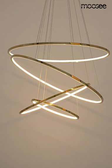 MOOSEE lampa wisząca RING SLIM M złota