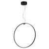 Lampa wisząca ACIRCULO led czarna 50 cm