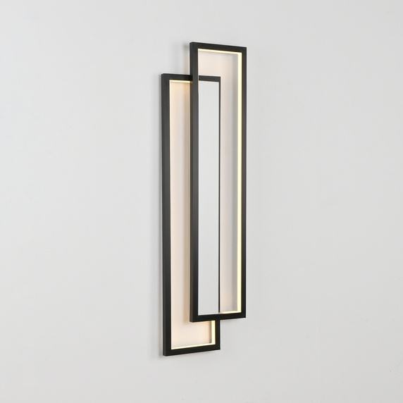 Lampa ścienna SYMMETRY-100 LED czarna 100 cm