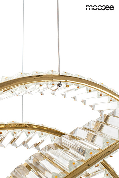 MOOSEE lampa wisząca WAVE 120 złota
