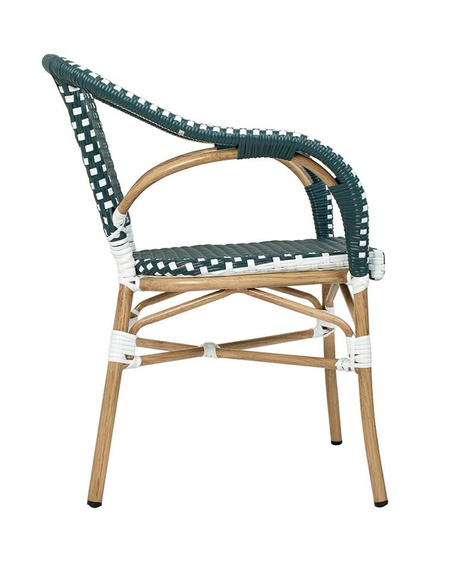Krzesło CAFE MIRAMAR turkus / morski      rattan