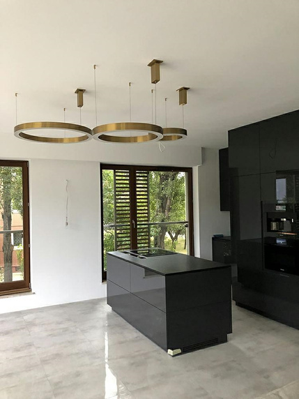 MOOSEE lampa wisząca RING 100 złota